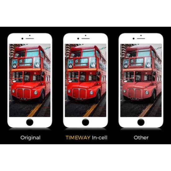 Tw Incell Lcd Για Iphone 7 Plus, Camera-Sensor Ring, Earmesh, Λευκή Tw Incell Lcd Για Iphone 7 Plus, Camera-Sensor Ring, Earmesh, Λευκή