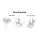 Powertech Keystone Module Rj45 Female Cab-N150, Cat.6Α Utp 180°, Μαύρο Powertech Keystone Module Rj45 Female Cab-N150, Cat.6Α Utp 180°, Μαύρο