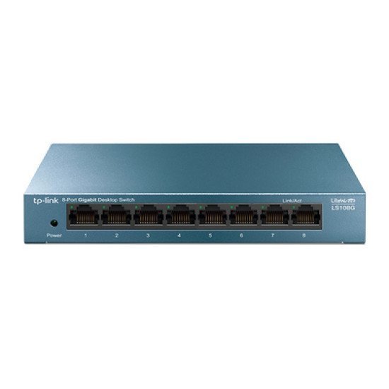 Tp-Link Desktop Switch Ls108G, 8-Port 10/100/1000Mbps, Ver. 1.0