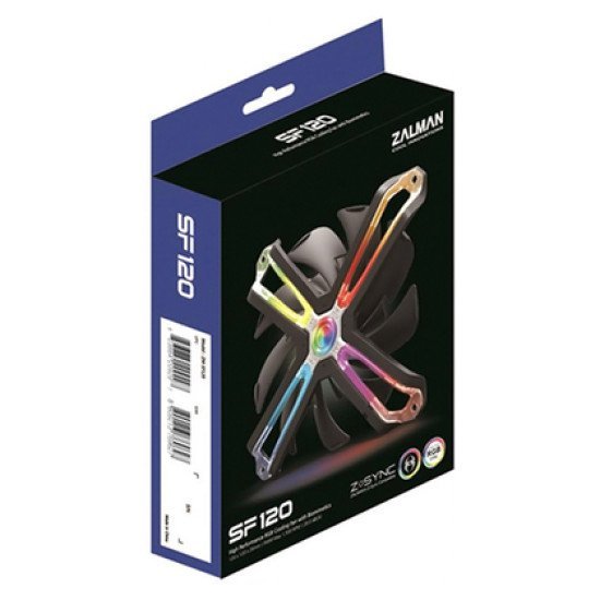 Zalman Led Ανεμιστήρας Zm-Sf120, 120Mm, Rgb
