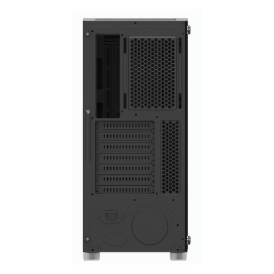 ZALMAN PC case S4 Plus, mid tower, 400x206x458mm, 3x fan, διάφανο πλαϊνό