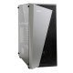 ZALMAN PC case S4 Plus, mid tower, 400x206x458mm, 3x fan, διάφανο πλαϊνό