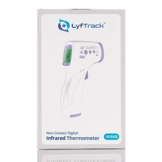 Lyftrack Ηλεκτρονικό Θερμόμετρο Υπερύθρων Με Οθόνη Ir988, Λευκό Lyftrack Ηλεκτρονικό Θερμόμετρο Υπερύθρων Με Οθόνη Ir988, Λευκό