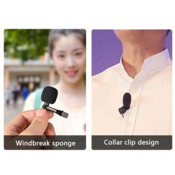 Powertech Μικρόφωνο Cab-Uc048 Με Ενσωματωμένο Clip-On, Usb-C, 1.5M Μαύρο Powertech Μικρόφωνο Cab-Uc048 Με Ενσωματωμένο Clip-On, Usb-C, 1.5M Μαύρο