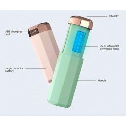 Mini Αποστειρωτής Υπεριώδους Ακτινοβολίας Uvc Uvs-Pk, Φορητός, Ροζ Mini Αποστειρωτής Υπεριώδους Ακτινοβολίας Uvc Uvs-Pk, Φορητός, Ροζ