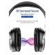 Usams Bluetooth Headphones Us-Yn001, Wireless & Wired, 40Mm, Μαύρα