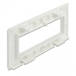 Delock Module Βάση Πρίζας Easy 45 81317, 175X80Mm, Λευκό Delock Module Βάση Πρίζας Easy 45 81317, 175X80Mm, Λευκό