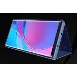 Powertech Θήκη Clear View Mob-1551, Xiaomi Mi Note 10 Lite, Μπλε