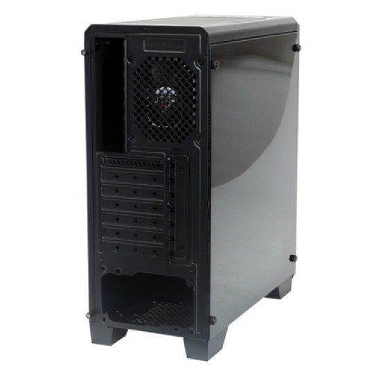 ZALMAN PC case S3 TG, mid tower, 424x196x462mm, 3x fan, διάφανο πλαϊνό