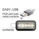 Powertech Καλώδιο Usb Σε Usb Micro-B Cab-U136, 90°, Dual Easy Usb, 0.5M Powertech Καλώδιο Usb Σε Usb Micro-B Cab-U136, 90°, Dual Easy Usb, 0.5M