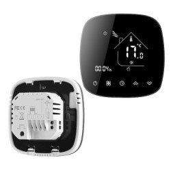 Smart Θερμοστάτης Πετρελαίου Bht-001-Gblw, Wifi, Μαύρος Smart Θερμοστάτης Πετρελαίου Bht-001-Gblw, Wifi, Μαύρος