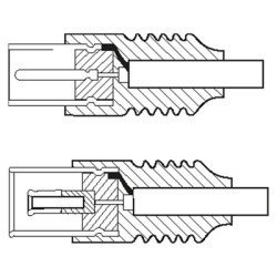 Goobay Καλώδιο Κεραίας Αρσενικό Σε Θηλυκό 11509, <70Db, Ccs, 0.5M, Μαύρο