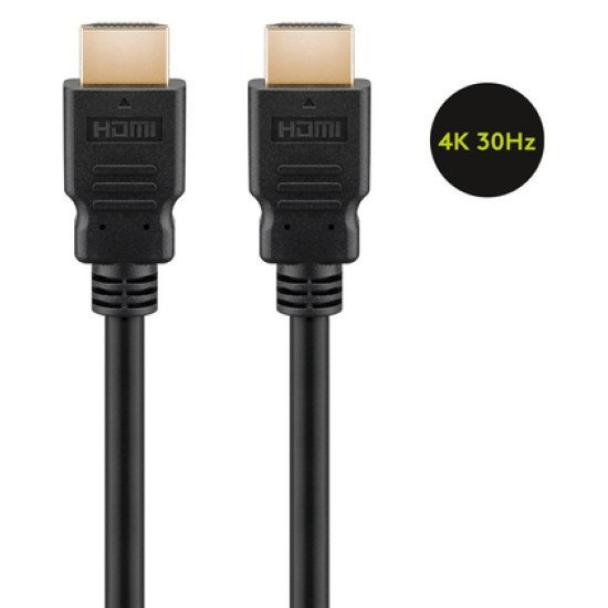 Goobay Καλώδιο Hdmi Με Ethernet 51819, 4K 3D, 30Awg, Ccs, 1.5M Goobay Καλώδιο Hdmi Με Ethernet 51819, 4K 3D, 30Awg, Ccs, 1.5M