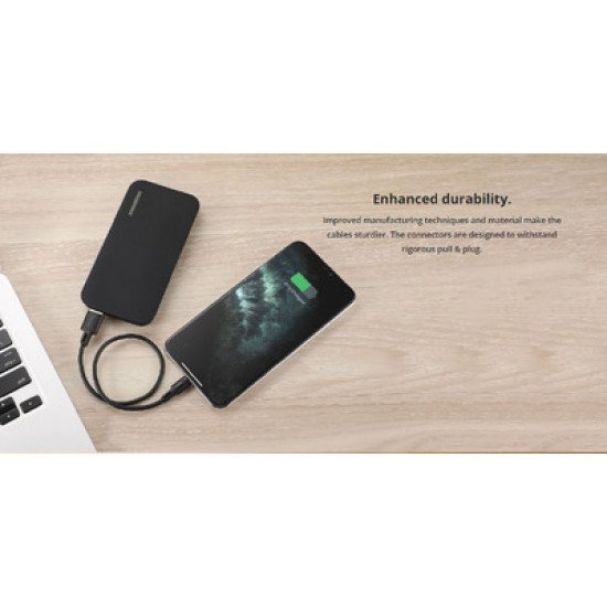 Rockrose Καλώδιο Usb Σε Micro Usb Beta Am Mini, 2.4A 12W, 30Cm, Μαύρο Rockrose Καλώδιο Usb Σε Micro Usb Beta Am Mini, 2.4A 12W, 30Cm, Μαύρο