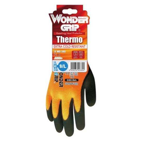 WONDER GRIP γάντια εργασίας Thermo, προστασία ψύχους, 9/L, πορτοκαλί WONDER GRIP γάντια εργασίας Thermo, προστασία ψύχους, 9/L, πορτοκαλί