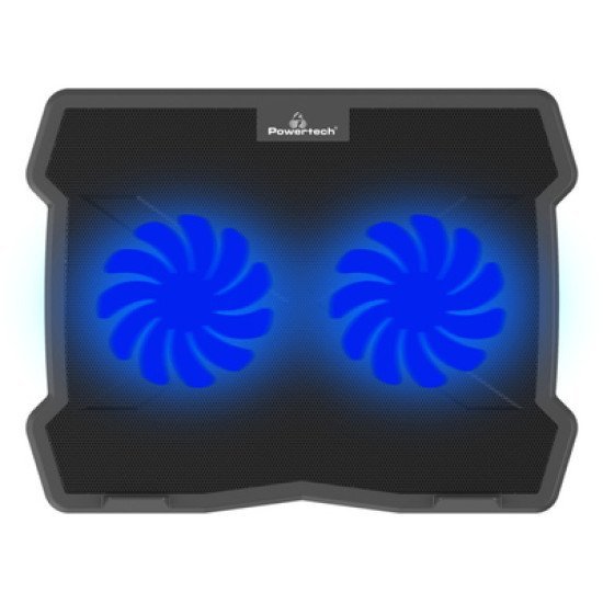Powertech Βάση & Ψύξη Laptop Pt-930, Έως 15.6", 2X 125Mm Fan, Led, Μαύρο Powertech Βάση & Ψύξη Laptop Pt-930, Έως 15.6", 2X 125Mm Fan, Led, Μαύρο