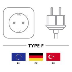 Goobay Καλώδιο Τροφοδοσίας 95142, 3G 1.00Mm², 3M, Μαύρο Goobay Καλώδιο Τροφοδοσίας 95142, 3G 1.00Mm², 3M, Μαύρο