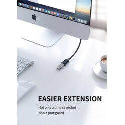 Cabletime Καλώδιο Usb 3.0 Αρσενικό Σε Θηλυκό C160, 5Gbps, 1M, Μαύρο