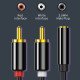 Cabletime Καλώδιο Stereo 3.5Mm Σε 2X Rca Av310, 0.2M, Μαύρο