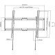 Brateck Επιτοίχια Βάση Lp72-46T, Για Οθόνη 37"-80", Έως 75Kg Brateck Επιτοίχια Βάση Lp72-46T, Για Οθόνη 37"-80", Έως 75Kg