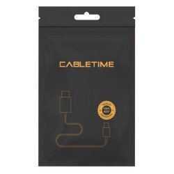 Cabletime Αντάπτορας Hdmi Αρσενικό Σε Θηλυκό Av599, Γωνιακός, 4K, Μπλε