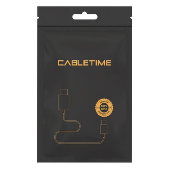 Cabletime Αντάπτορας Displayport Σε Hdmi Av586, 1080P, 0.2M, Μαύρος