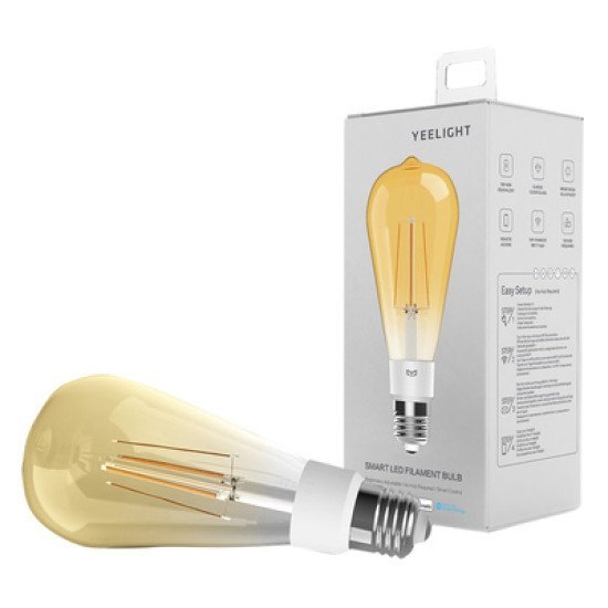 Yeelight Smart Λάμπα Led Filament Yldp23Yl, 6W, E27, 500Lm, 2000K