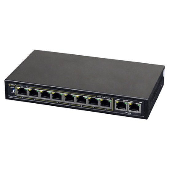 Pulsar Poe Ethernet Switch S108-90W, 10X Ports 10/100Mb/S