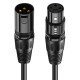 Cabletime Καλώδιο Μικροφώνου Xlr Av350, 3P, M/F, 24Awg, 20M, Μαύρο Cabletime Καλώδιο Μικροφώνου Xlr Av350, 3P, M/F, 24Awg, 20M, Μαύρο