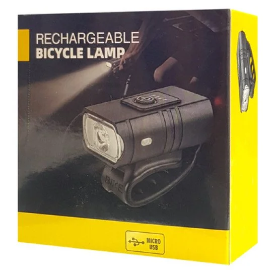 Εμπρόσθιο Φως Ποδηλάτου Bike-0027, 800Lm, 100M, Ip44, Μαύρο