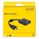 Delock Αντάπτορας Hdmi Σε Vga 65512, 1080P, Μαύρος Delock Αντάπτορας Hdmi Σε Vga 65512, 1080P, Μαύρος