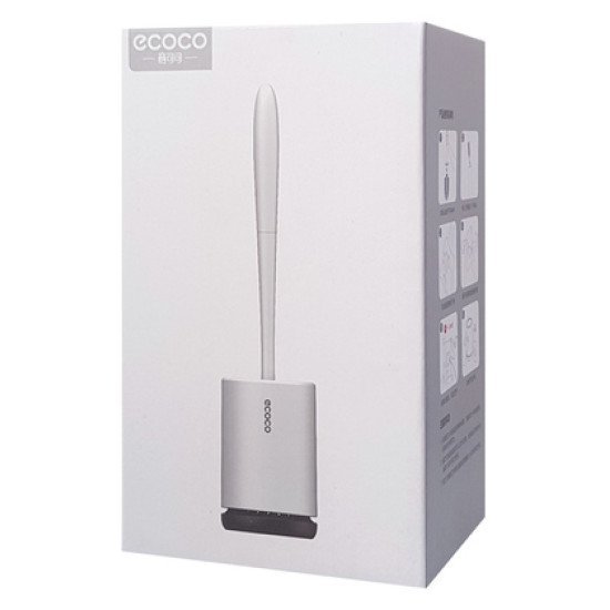 Ecoco Πιγκάλ E1803-Wall, Wall-Mounted, Λευκό-Γκρι Ecoco Πιγκάλ E1803-Wall, Wall-Mounted, Λευκό-Γκρι