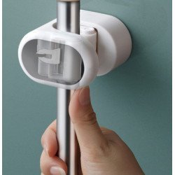 Ecoco Βάση Για Σφουγγαρίστρα-Σκούπα E2001, Λευκή-Γκρι