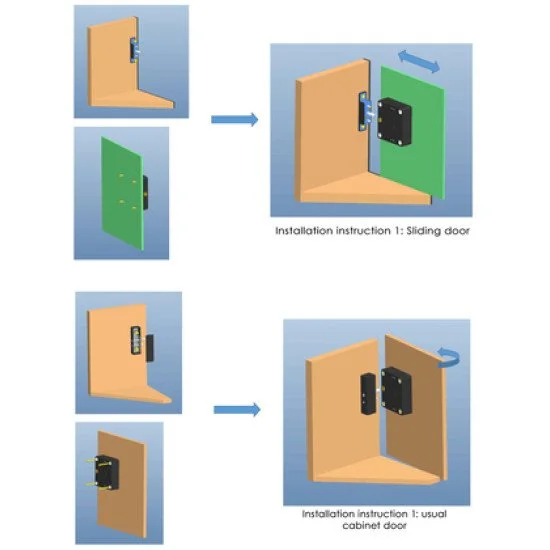 Kerong Ηλεκτροπύρος Kr-S61A, Με Rfid Reader, Κρυφός, Μαύρος Kerong Ηλεκτροπύρος Kr-S61A, Με Rfid Reader, Κρυφός, Μαύρος