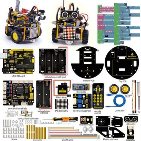 Keyestudio Smart Little Turtle Robot V3.0 Ks0464