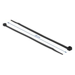 Delock Δεματικά Καλωδίων 19559, 200X4.8Mm, Μαύρα, 100Τμχ Delock Δεματικά Καλωδίων 19559, 200X4.8Mm, Μαύρα, 100Τμχ