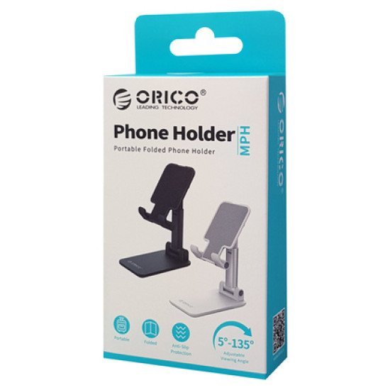 Orico Βάση Smartphone Mph, Ρυθμιζόμενη, Foldable, Λευκή