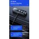 Usams Audio Receiver Αυτοκινήτου Us-Sj503, Fm Display, Wireless, Bt, Sd