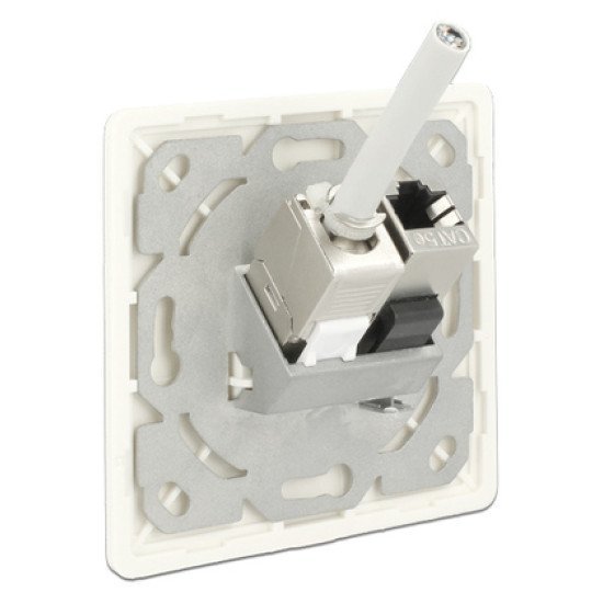 Delock Wall Outlet Για Keystone 86219, 2 Port Delock Wall Outlet Για Keystone 86219, 2 Port