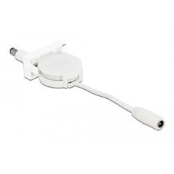 Delock Module Καλώδιο Τροφοδοσίας Easy 45 81377, Ανασυρόμενο 50Cm, Λευκό
