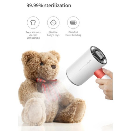 Deerma Ατμοκαθαριστής Ρούχων Χειρός Hs200, 1000W, 110Ml, Λευκός Deerma Ατμοκαθαριστής Ρούχων Χειρός Hs200, 1000W, 110Ml, Λευκός