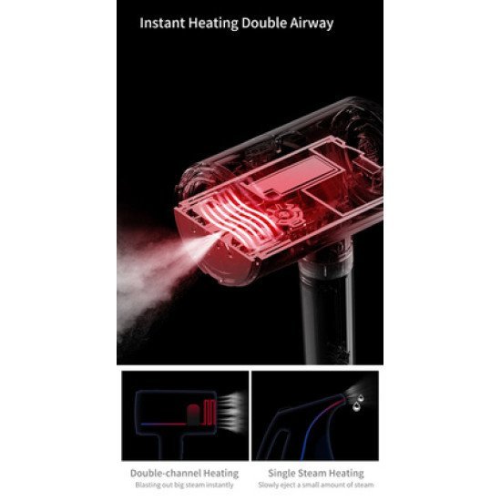 Deerma Ατμοκαθαριστής Ρούχων Χειρός Hs200, 1000W, 110Ml, Λευκός Deerma Ατμοκαθαριστής Ρούχων Χειρός Hs200, 1000W, 110Ml, Λευκός