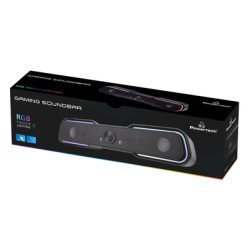 Powertech Gaming Soundbar Pt-974, 10W Rms, Bluetooth, 3.5Mm, Rgb, Μαύρο