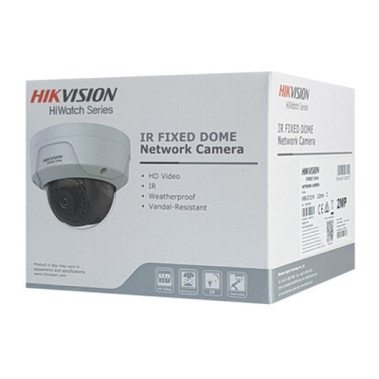 Hikvision Ip Κάμερα Hiwatch Hwi-D121H, Poe, 2.8Mm, 2Mp, Ip67 & Ik10