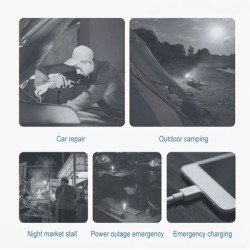 Supfire Προβολέας Εργασίας G7-S, Με Ρυθμιζόμενη Βάση, 2000Lm, 2X 10W Cob