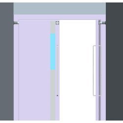 Yli Electronic Επιτοίχια Βάση Συγκράτησης Πόρτας Yd-602L, 180Kg