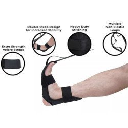 Ελαστικός Ιμάντας Για Ασκήσεις Pilates/Yoga Gym-0022, 110Cm, Μαύρος