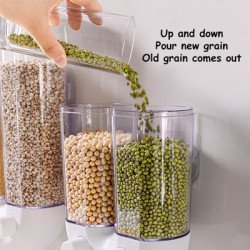 Διανεμητής Δημητριακών Huh-0049, Με Επιτοίχια Βάση, 1300Ml, Λευκός