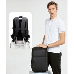 Golden Wolf Τσάντα Πλάτης Gb00399, Με Θήκη Laptop 15.6", 20L, Μαύρη