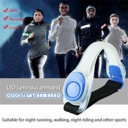 Led Armband Bike-0040, 2 Λειτουργίες, 18.5 X 4Cm, Μπλε Led Armband Bike-0040, 2 Λειτουργίες, 18.5 X 4Cm, Μπλε